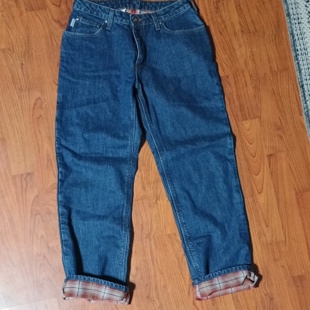 Carhartt Lined Denim Jeans Women's 6x30